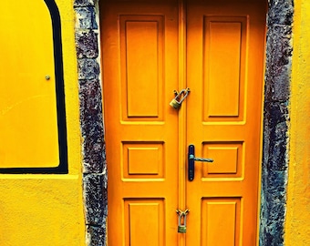 Oia, Santorini, Greek Island Photography -Door in Oia #2, Fine Art Photograph