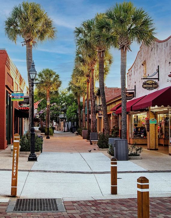 St. Augustine Florida Photography St. Street Fine Etsy
