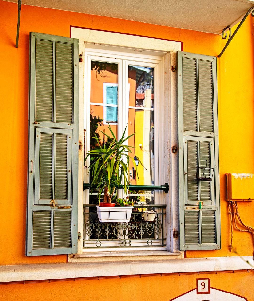 Villefranche-sur-mer, French Riviera, France Photography Window 2, Fine ...