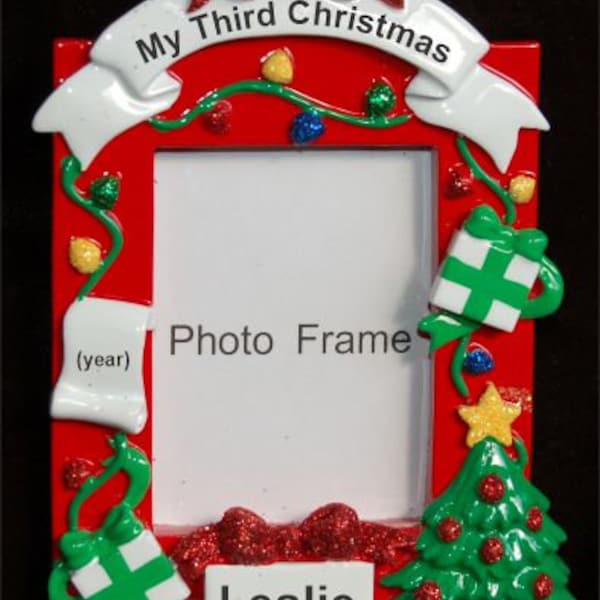Personalized Photo Frame Christmas Ornament Christmas Celebrations