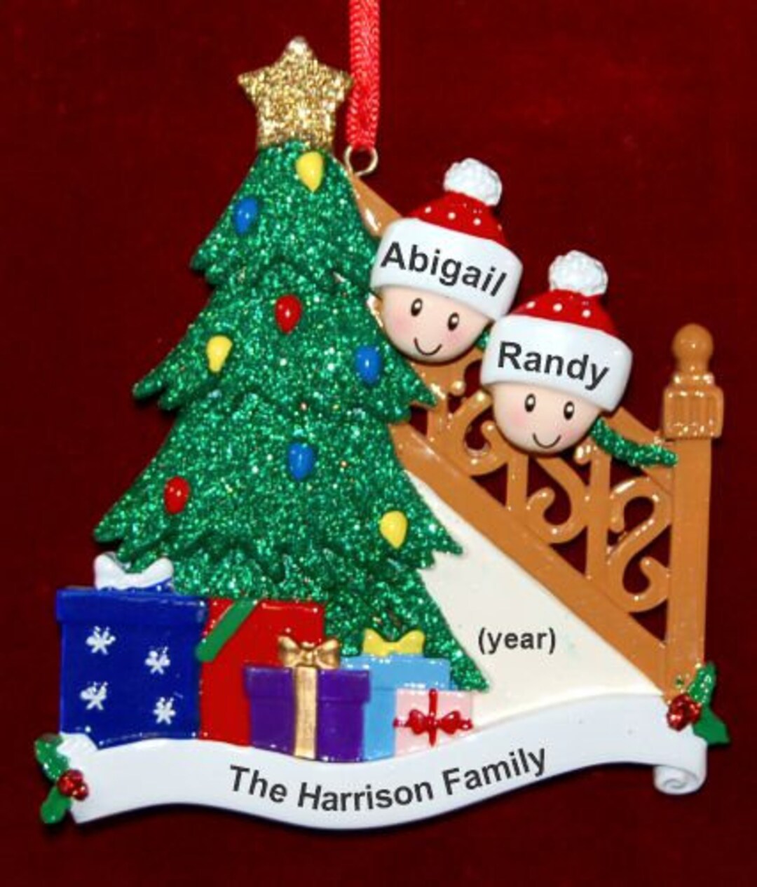 Personalized Our Tree Family of 2 Ornament for Couple - Etsy