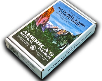 National Park Postcards (Boxed Set)  | 72 WPA National Park Postcards | Vintage Postcards | Boxed Set Of National Park Postcards