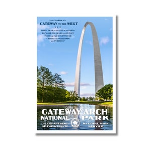 Gateway Arch National Park Missouri Double Sided Keychain