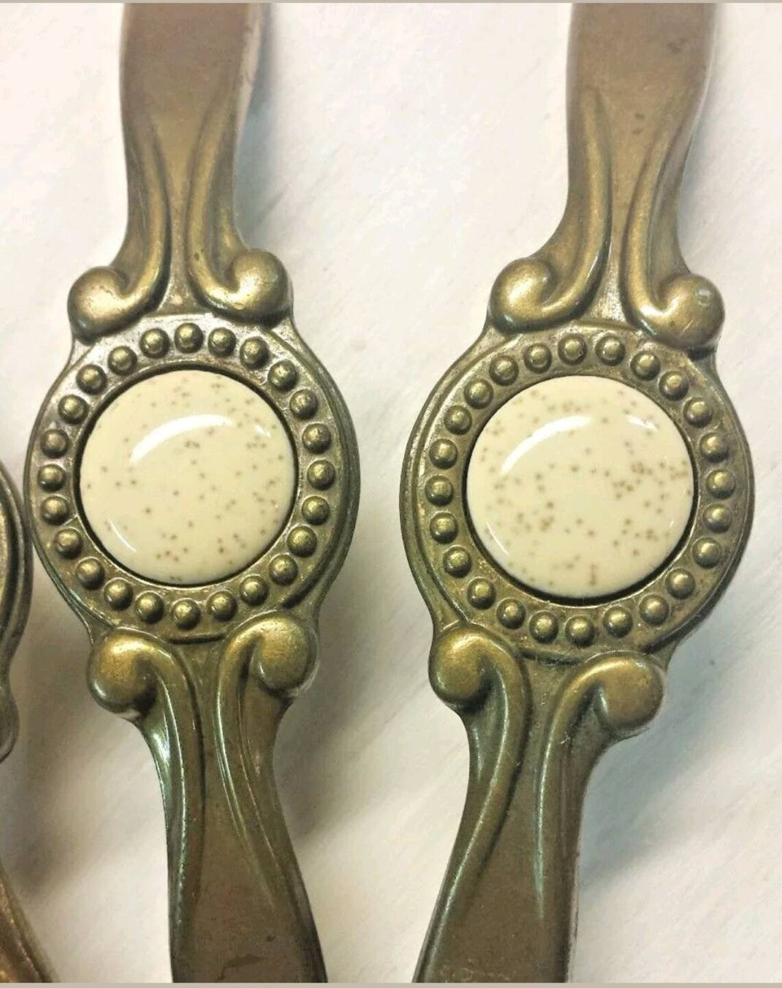 20 cajones de gabinete tira de latón antiguo vintage maneja | Etsy