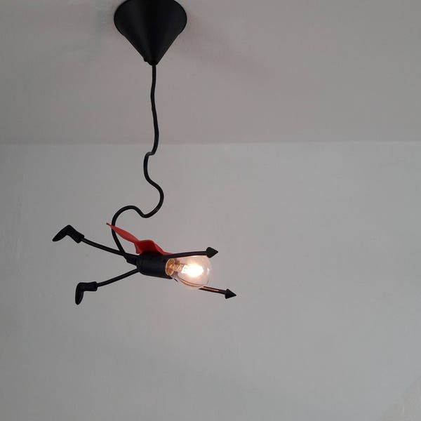 Mr.SuperBright, pendant light. UNIQUE gift, FUN and CREATIVE. For children of all ages.