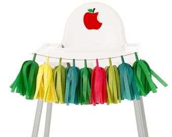 Caterpillar High Chair Garland, First Birthday Party, High Chair Banner, 1st Birthday, Cake Smash, Hungry Caterpillar Theme