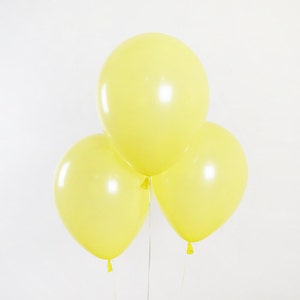 11 Inch Pearl Pastel Yellow Balloon, Yellow Balloons, Yellow Baby Shower, Boys Birthday Party Balloon, Yellow Cake Smash, First Birthday