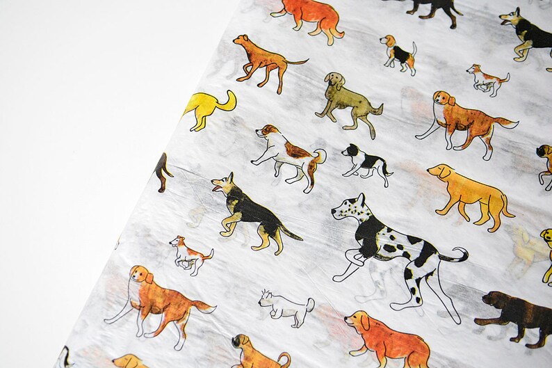 Dog Theme Party Dog Theme Birthday Party Dog Mom Gift Christmas Gift Wrapping Dog Pattern Gift Wrapping Paper Dogs Tissue Paper