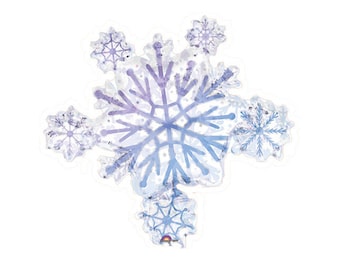 Jumbo Snowflake Balloon | Christmas Balloon | Snowflake Decoration| Onederland Birthday | Frozen Theme Party | Winter Wonderland Party