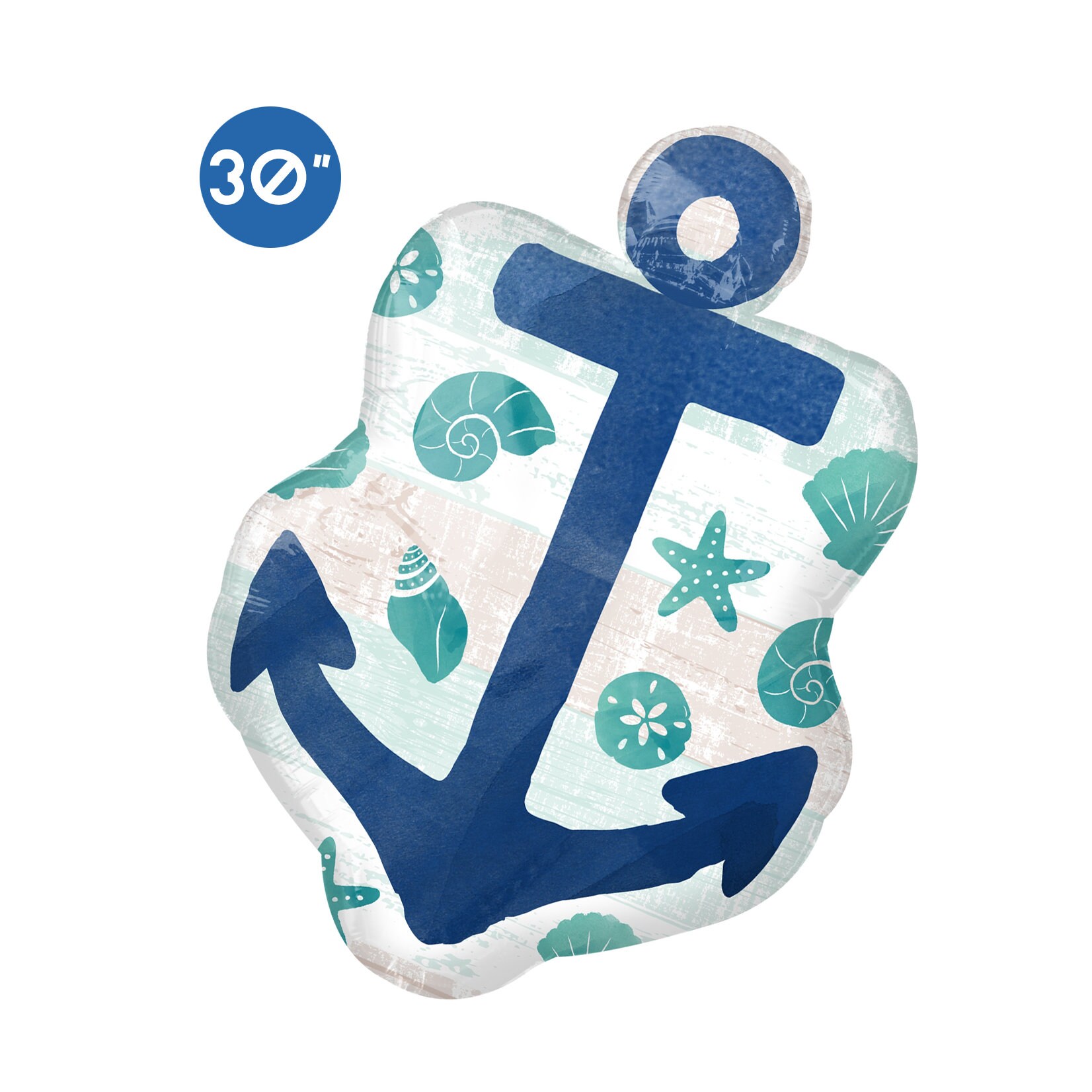 Jumbo Navy Anchor Foil Balloon 30 Nautical Birthday Party Ocean Theme Party Summer Beach Party Baby Shower Bridal Shower