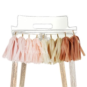 Boho Rainbow High Chair Garland, Blush Rainbow, Muted Color Rainbow, Girl First Birthday Party, High Chair Banner, Cake Smash, Baby Party