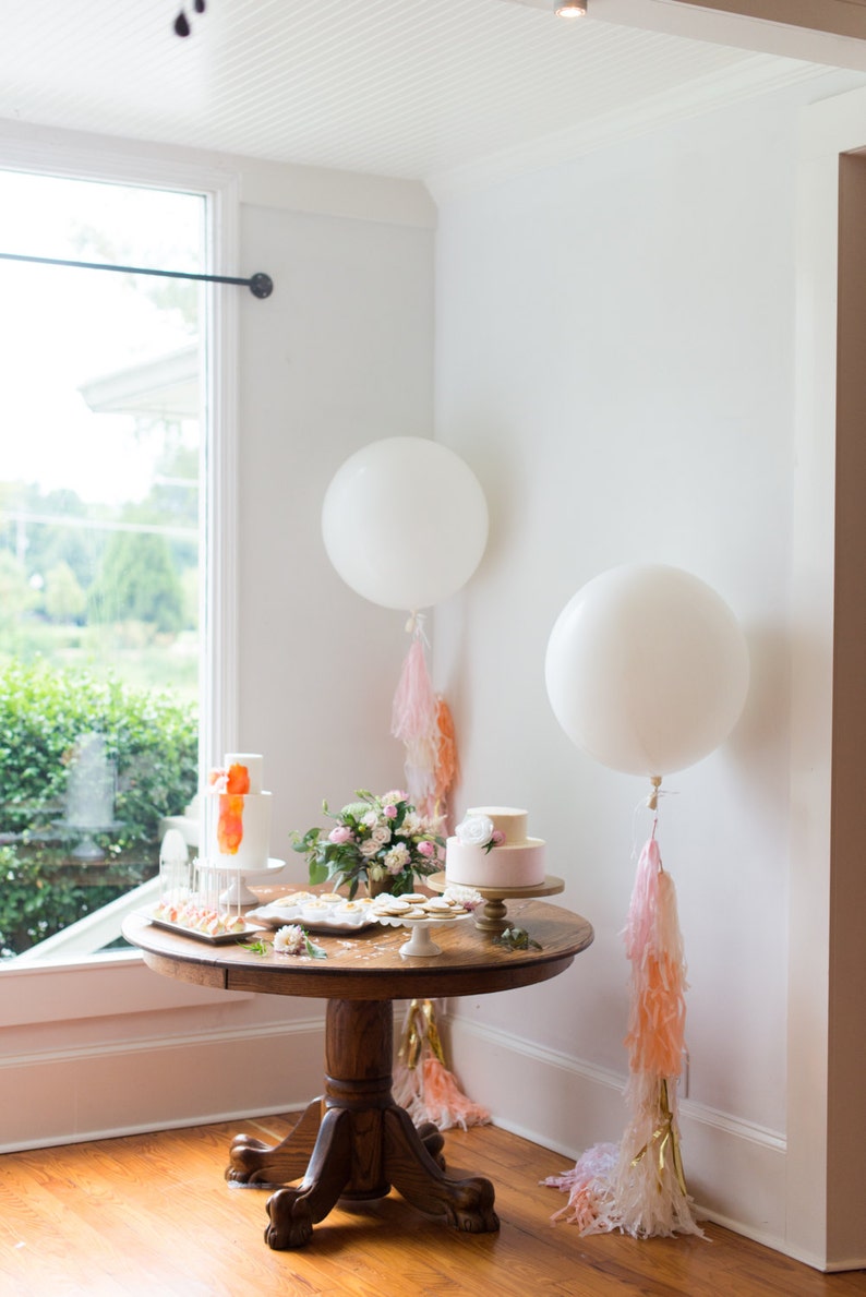 Balloon With Tassels Tassel Garland Balloon Tassel Tail Etsy