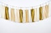 Gold Champagne Tassel Garland ASSEMBLED, Neutral Brass Nursery Wall Decor, Gold Wedding Backdrop, Boho Bridal Shower, Bohemian Baby Shower 