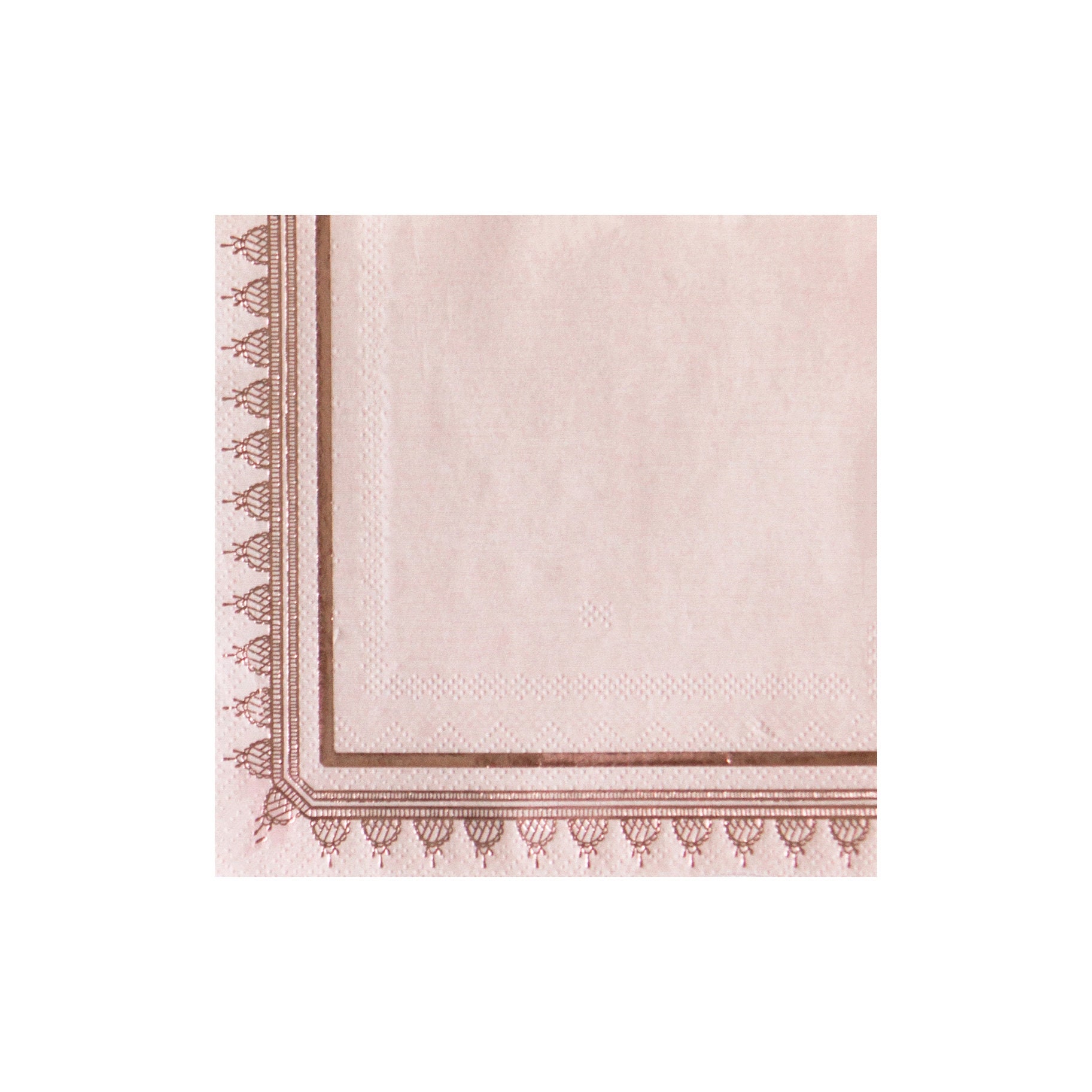 Pale Pink Embellished Cocktail Napkins Pink Blush Rose Gold Party Napkins Swan Party Tableware Princess Party Napkins Baby