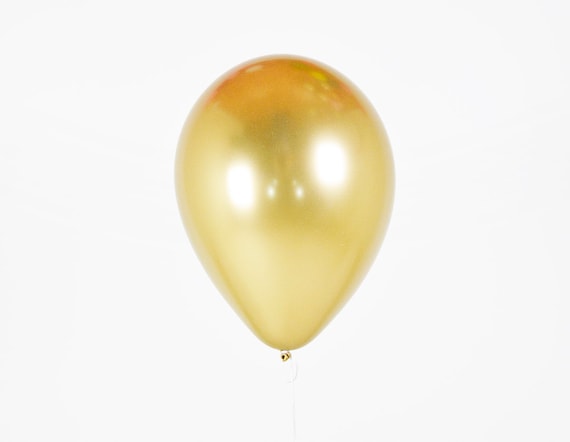 Golden Balloons. Glamour Party Luxury Decoration. Positive