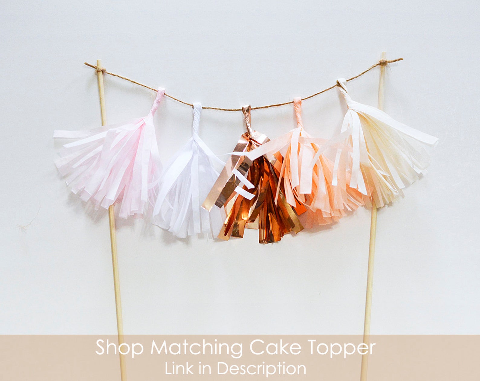 High Chair Garland Rose Gold 1st Birthday 1st Birthday Etsy