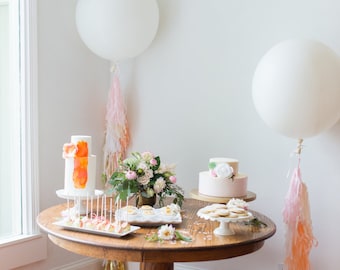 Custom Balloon Tassel Tail, Choose Your Colours, Custom Wedding Decoration, Custom Party Decoration, Baby Shower Balloon, Wedding Balloon