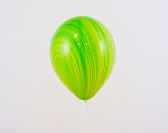 Green Marble Balloons, 11" Green Agate Balloon, Green Balloon, Jungle Party, Palm Springs, Three Rex, Cake Smash, St. Patrick's Day Balloon