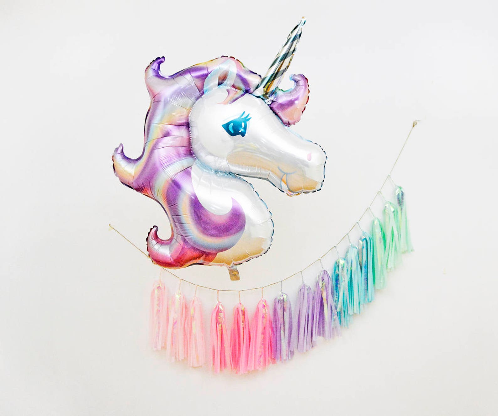 ASSEMBLED Mermaid Tassel Garland Iridescent Garland Etsy Canada