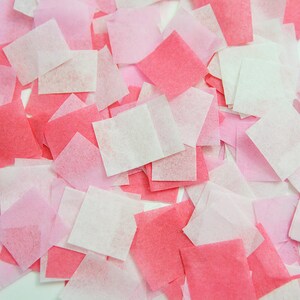 Pink Confetti, Biodegradable Confetti, Pink Wedding, Pink Birthday Party, Baby Girl Birthday, Baby Girl Cake Smash, Gender Reveal Confetti image 4