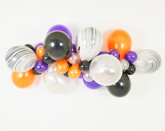 Halloween Balloon Garland | Halloween Party Decor | Halloween Balloon | DIY Balloon Arch | Halloween Birthday | Baby Shower | Trick or Treat