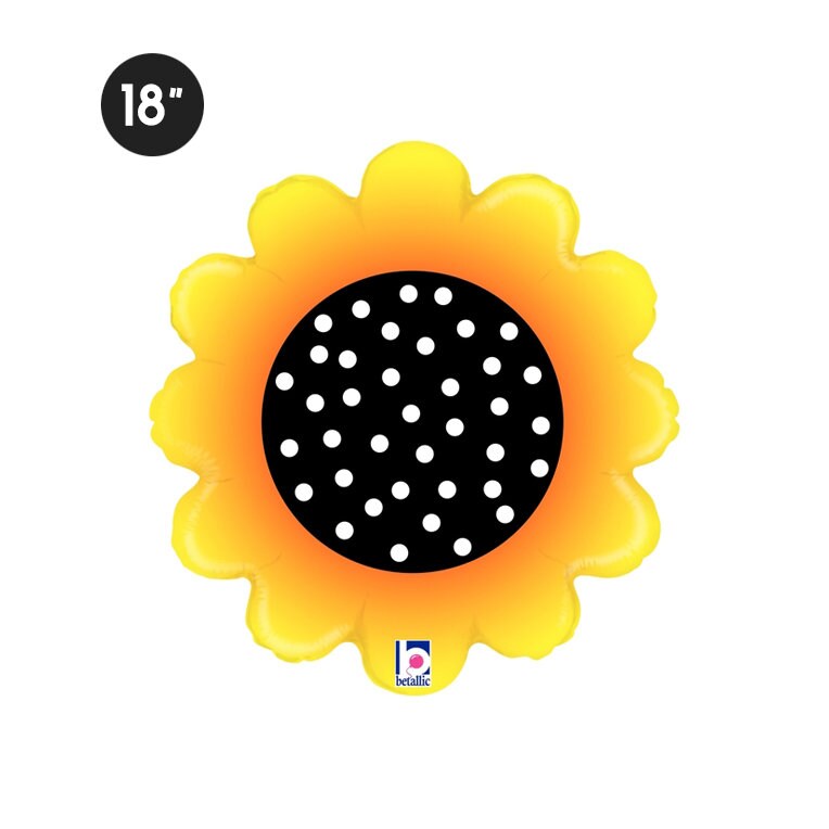 Cute Sunflower Foil Balloon 18inch Sunflower Birthday Party Sunflower Baby Shower Bridal Shower First Birthday Fall