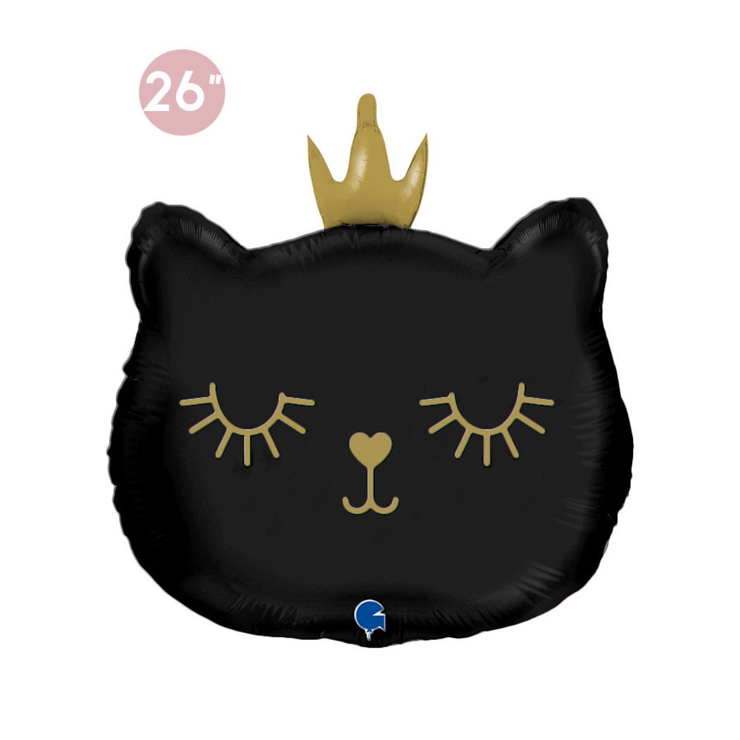 Buy Black Cat Princess Foil Balloon 26-inch Kitty Cat Girl Online in