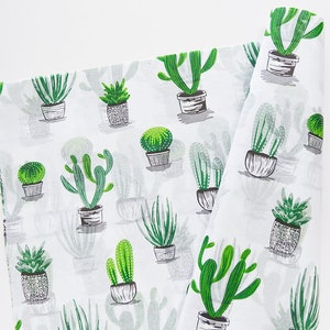 Papier de soie cactus, Fournitures créatives pour enfants, Papier cactus, Emballage cadeau cactus, Fête cactus, Papier cadeau lama, Kit d'activités pour enfants