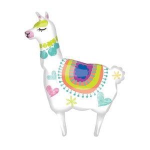 Llama Balloon 41 Inches | Llama Party Decor | Llama Birthday | Baby Shower | Llama Party Supplies | 1st Birthday | Llama Mylar Balloon