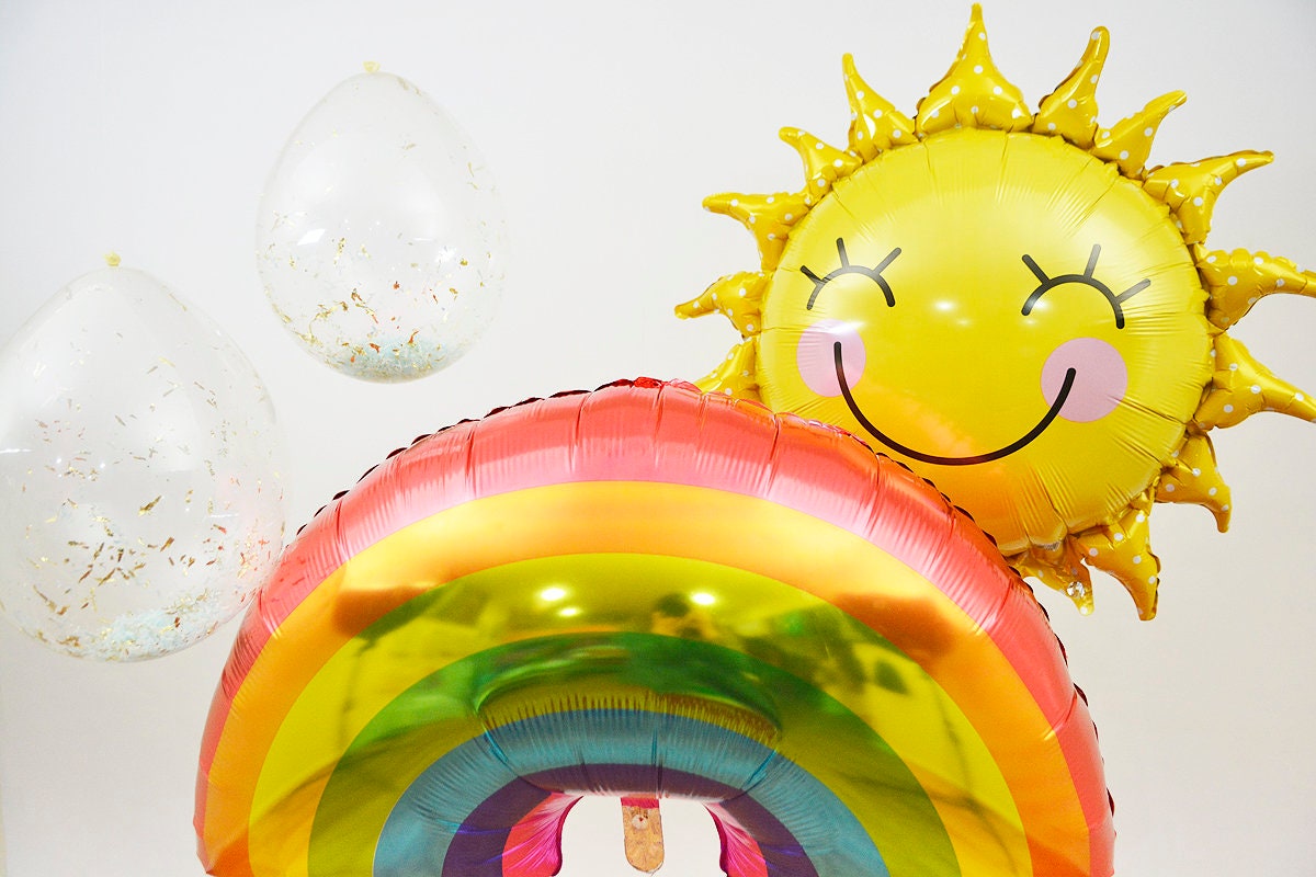 Sunshine Party Balloon Set You Are My Sunshine Sun Balloon Etsy