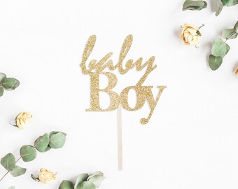 Baby Boy Cake Topper | Baby Shower Topper  | It's a Boy Topper | Gender Reveal Topper | Welcome Baby boy | Gender Reveal Idea