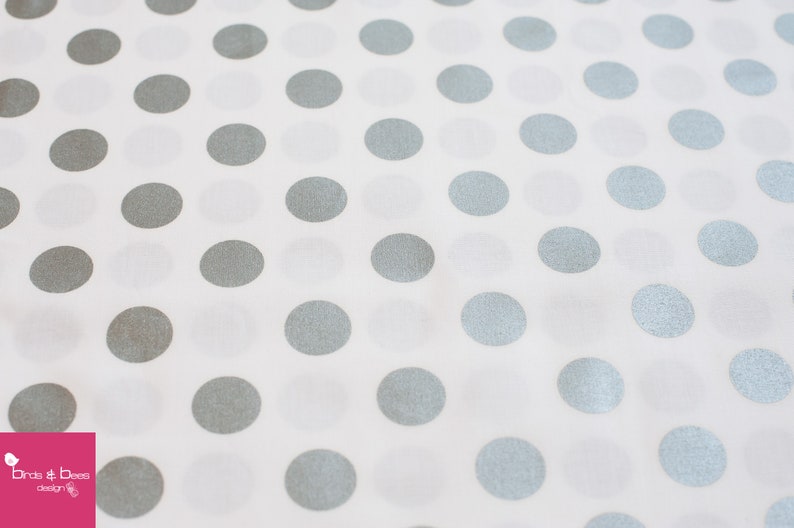 Miller Glitz Quarter dot white-silver by M