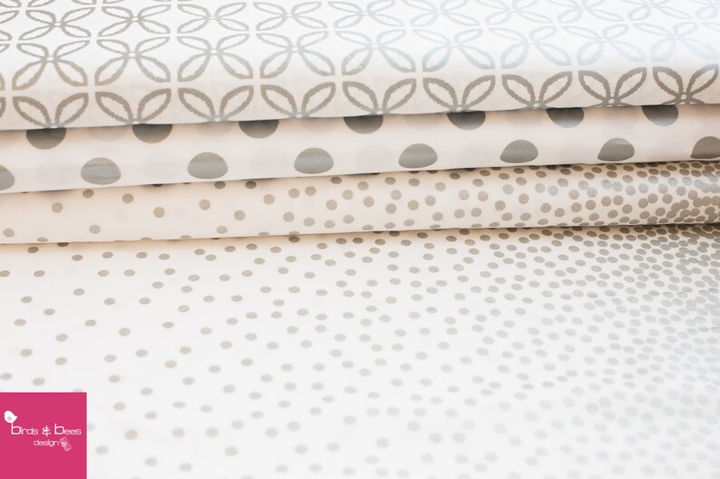 Miller Glitz Quarter dot white-silver by M