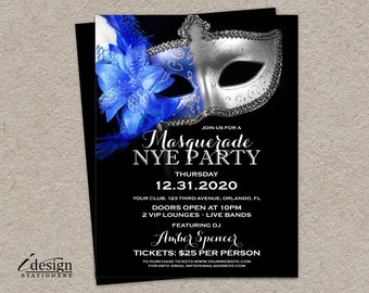 new year s eve party invitation printable nye countdown etsy