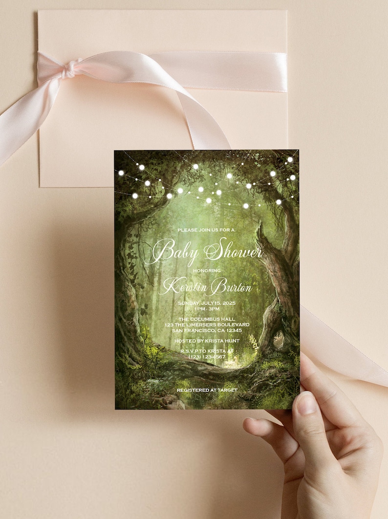 enchanted-forest-baby-shower-invitation-template-instant-etsy