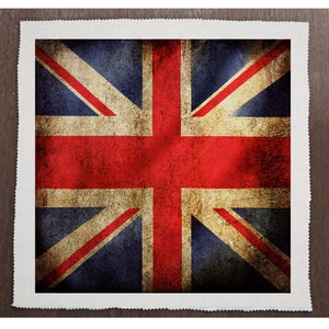 Union Jack British UK Flag -Sewing, Cushion, Upholstery, Craft, Patchwork and Quilting Fabric Panel 100% cotton