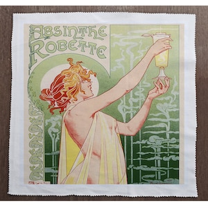 Absinth Robette - nähen, Kissen, Polster, Handwerk, Patchwork und Quilting Stoffbahn 100 % Baumwolle