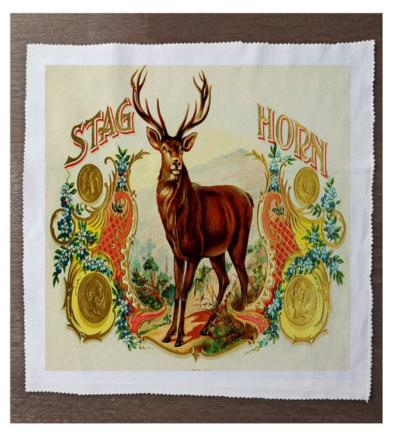 Deer Stag Horn Vintage - Can Be Customizeable Personlized - Sewing