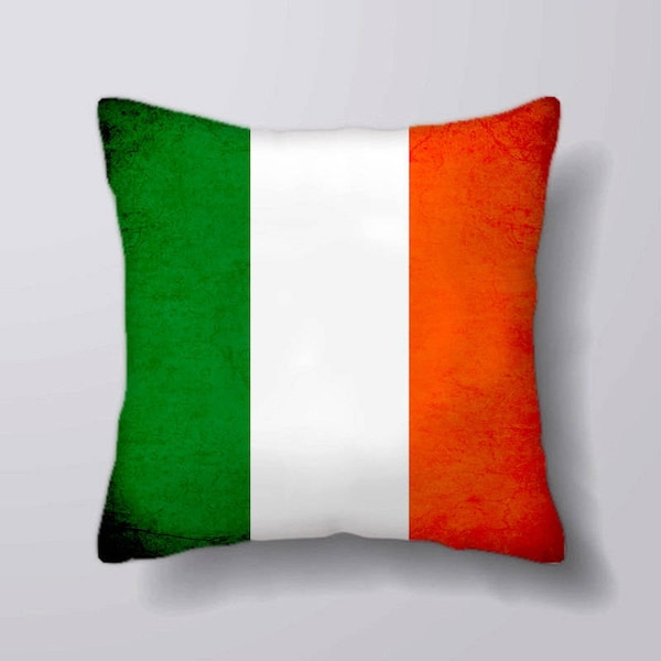 British Ireland Irish Flag - Boîtier de couverture de coussin ou bourré d’insert