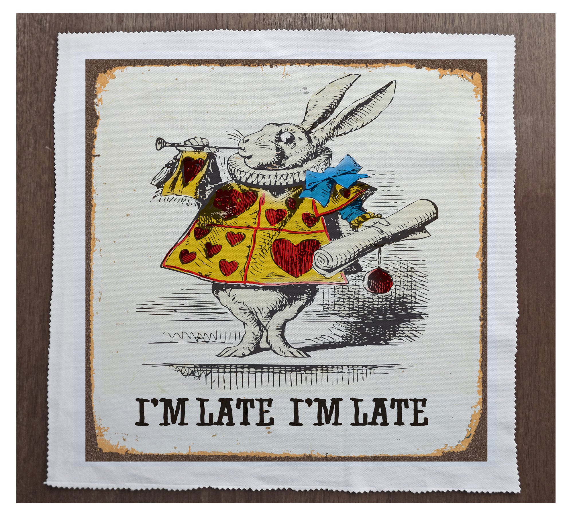 Alice in Wonderland White Rabbit I'm Late Vintage Sewing - Etsy UK