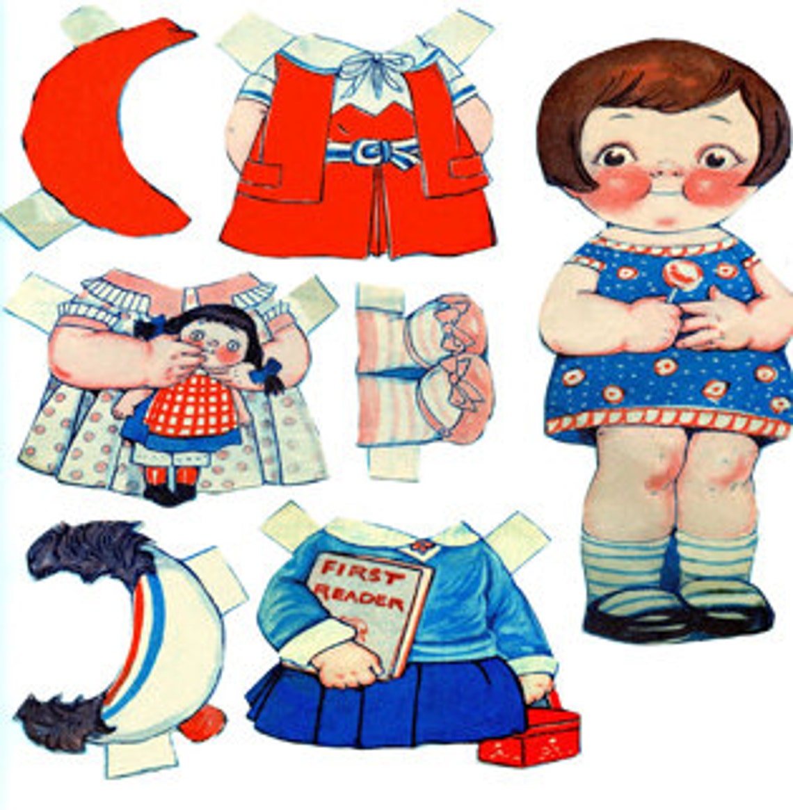 Dress Tab Doll Can Be Customizeable Personlized Cushion Etsy