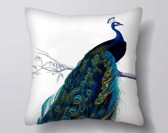 peacock pillow cases
