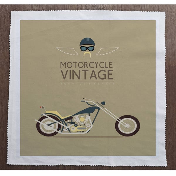 motor bike cycle - Sewing, Cushion, Upholstery, Craft, Patchwork and Quilting Fabric Panel 100% cotton