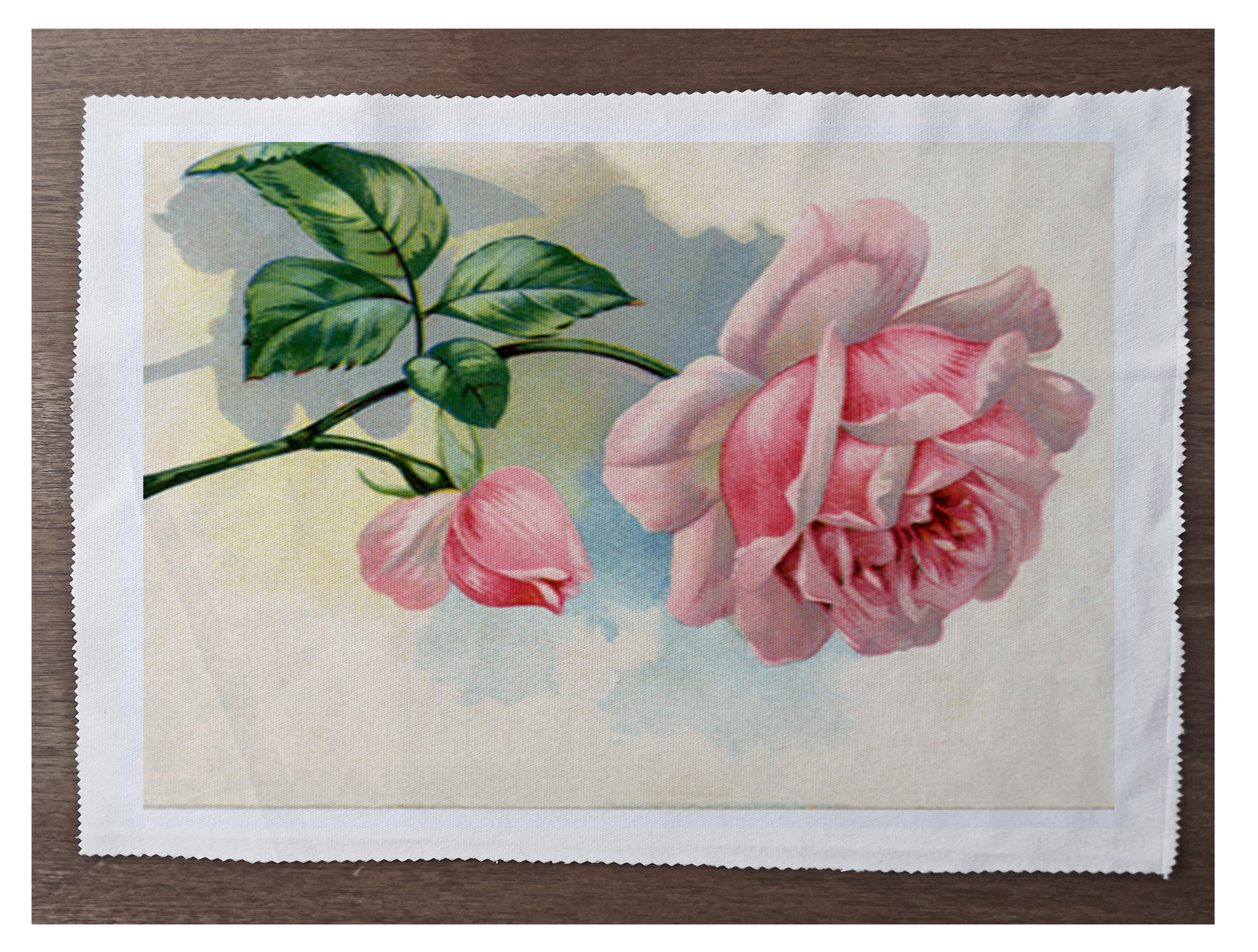 ヴィンテージローズフラワー - カスタマイズ可能 - 縫製、クッション