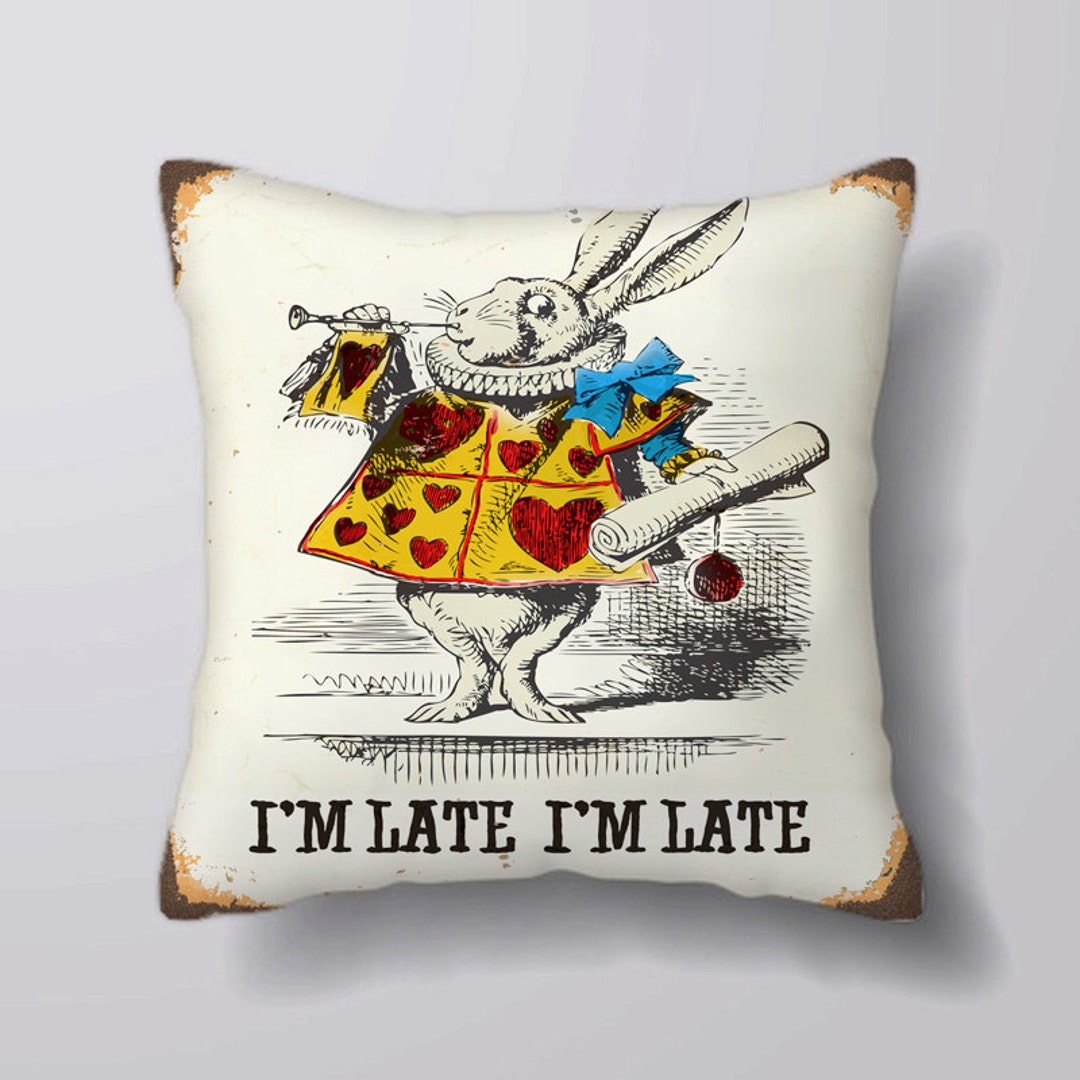 Alice in Wonderland White Rabbit I'm Late Vintage- Customizeable ...