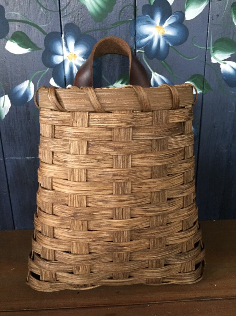 Handmade Basket Wall Basket Hanging Basket Mail Basket Etsy