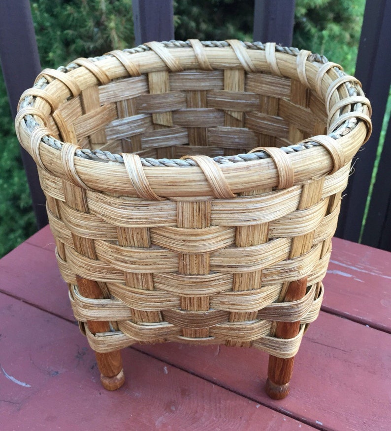 Handmade Basket Clothespin Basket Primitive Etsy