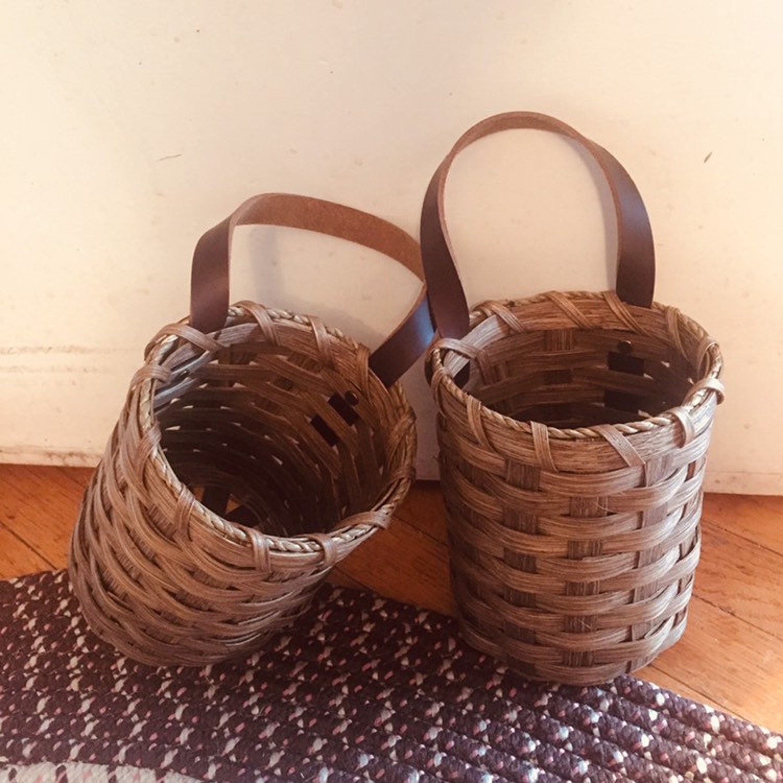 Handmade Basket Wall Basket Hanging Basket Key Basket Etsy