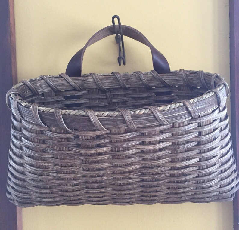Handmade Basket Wall Basket Hanging Basket Mail Basket Etsy