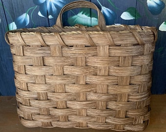 Handmade Basket, Door  Basket, Wall Basket, Mail Basket, Hanging Basket, Flower Basket, Made in USA